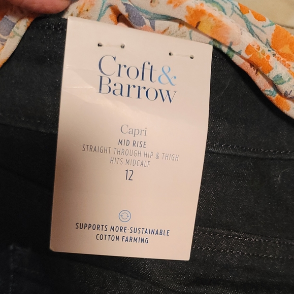 Croft & Barrow Capri Denim pants - Picture 5 of 6